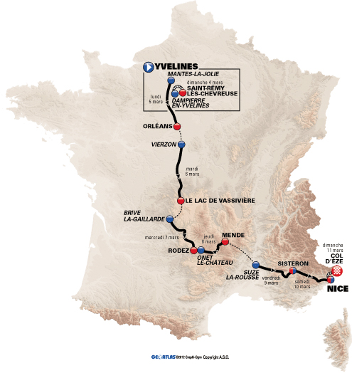 2012 parcours